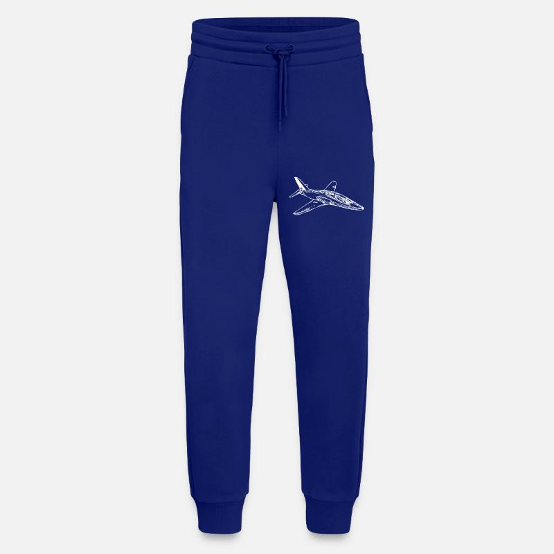 Avion Jet Flyer élégant - Pantalon de jogging bio décontracté fabriqué en UE - Iconic Blue