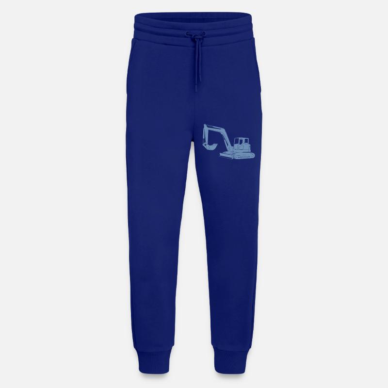 Baggerfahrer Silhouette - Baugeräteführer - Jogginghose - made by SPREAD - Iconic Blue