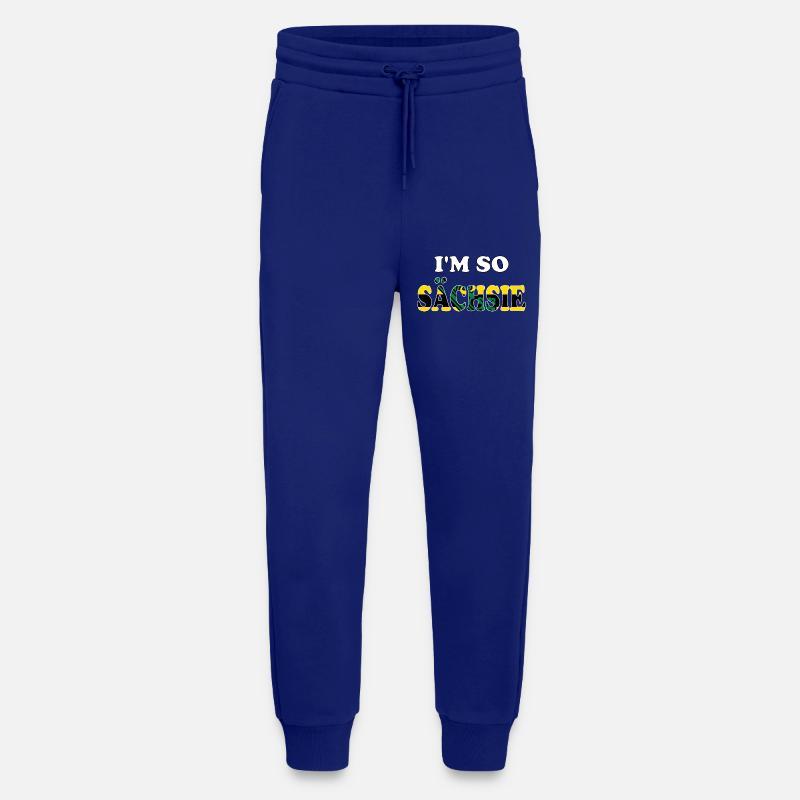 I'm so Sächsie lustiger Sachsenspruch - Jogginghose - made by SPREAD - Iconic Blue