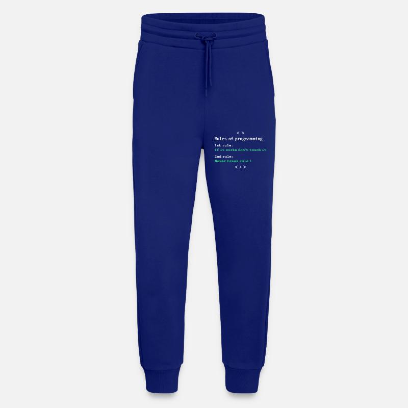 Rules of programming - Jogging Pants - made by SPREAD  - Iconic Blue