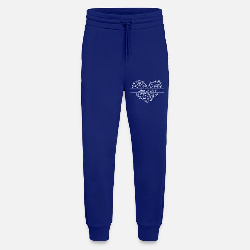 Time to love - Jogging Pants - made by SPREAD  - Iconic Blue