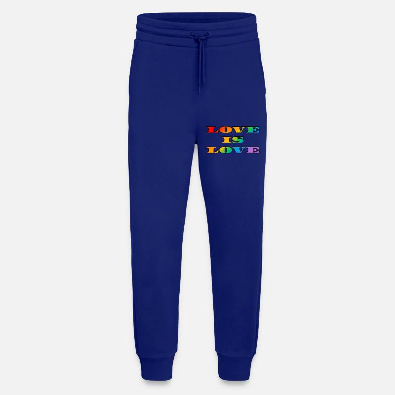 Regenbogen-Liebe ist Liebe - Jogginghose - made by SPREAD - Iconic Blue
