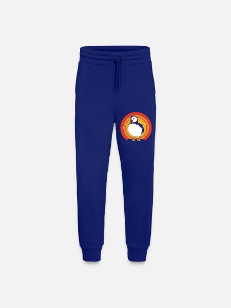 Macareux Papageientaucher - Pantalon de jogging bio décontracté fabriqué en UE - Iconic Blue