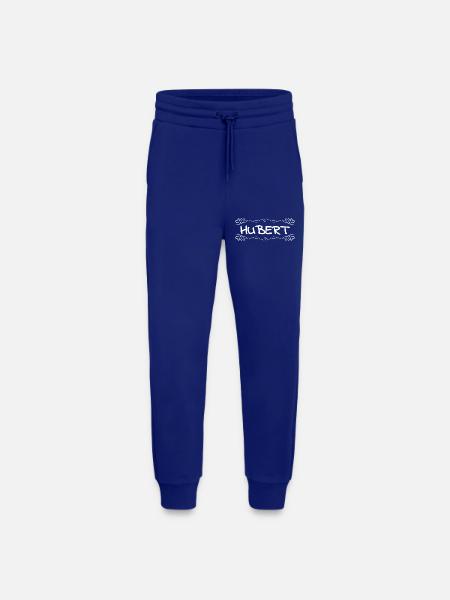 Hubert as a name - Jogging Pants - made by SPREAD - Iconic Blue