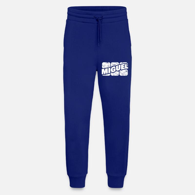 Gift for Miguel - Jogging Pants - made by SPREAD  - Iconic Blue