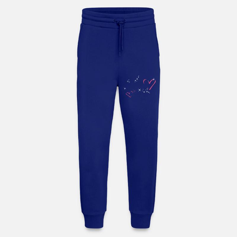 Herzen Glitzer Rahmen - Jogginghose - made by SPREAD - Iconic Blue