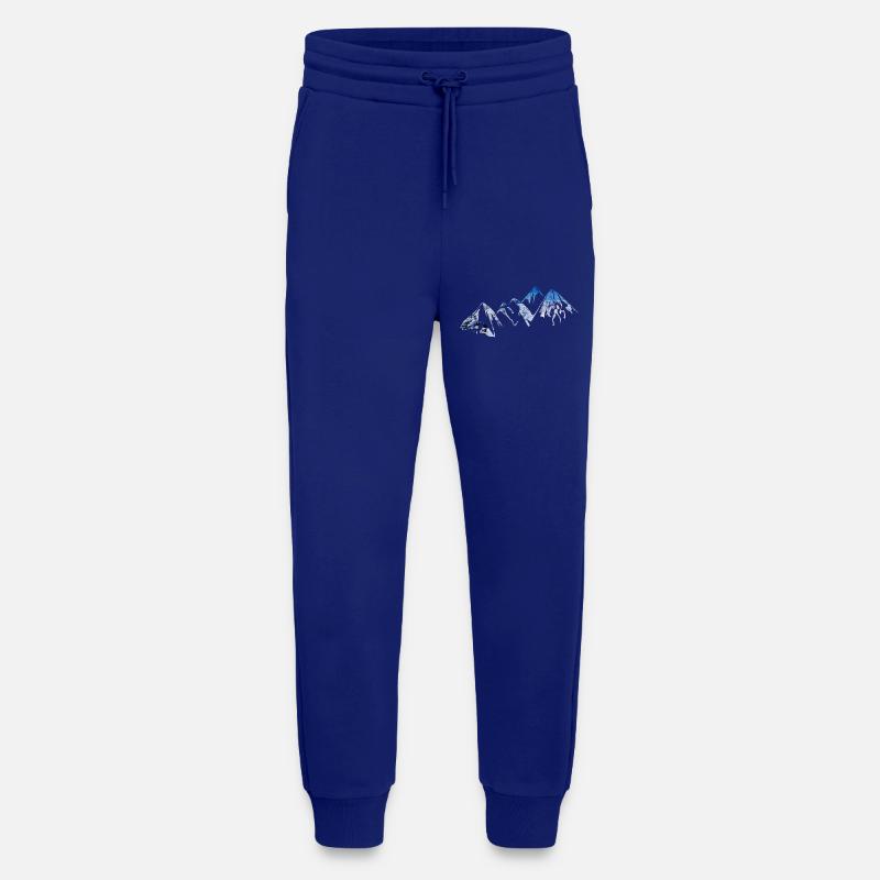 snowscape - Pantalon de jogging bio décontracté fabriqué en UE - Iconic Blue