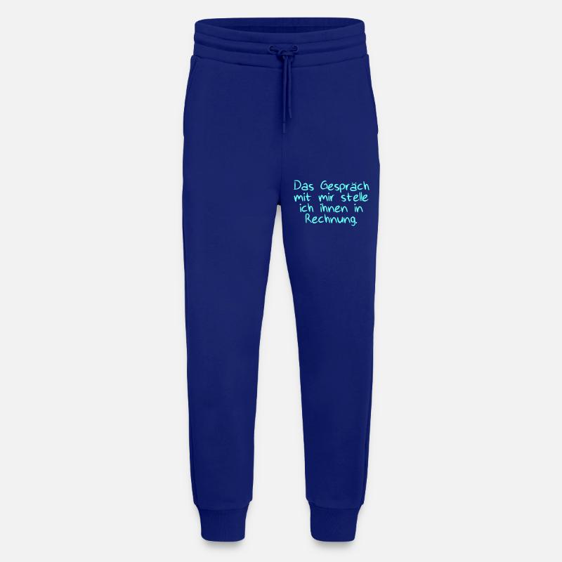Das Gespräch mit Rechnung - Jogginghose - made by SPREAD - Iconic Blue