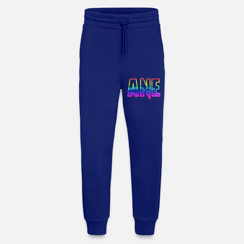 Ane RS Arc-en-ciel - Pantalon de jogging bio décontracté fabriqué en UE - Iconic Blue