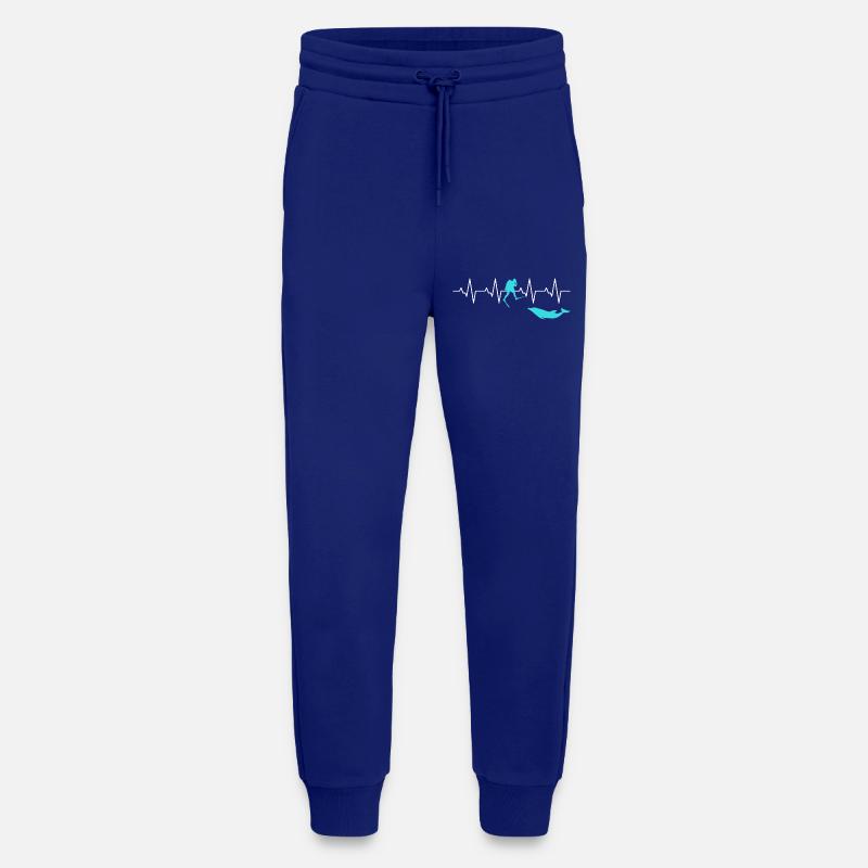 Diving Heartbeat Dolphin - Jogging Pants - made by SPREAD - Iconic Blue