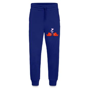 comic fische in love - Jogginghose - made by SPREAD - Iconic Blue - Vorne