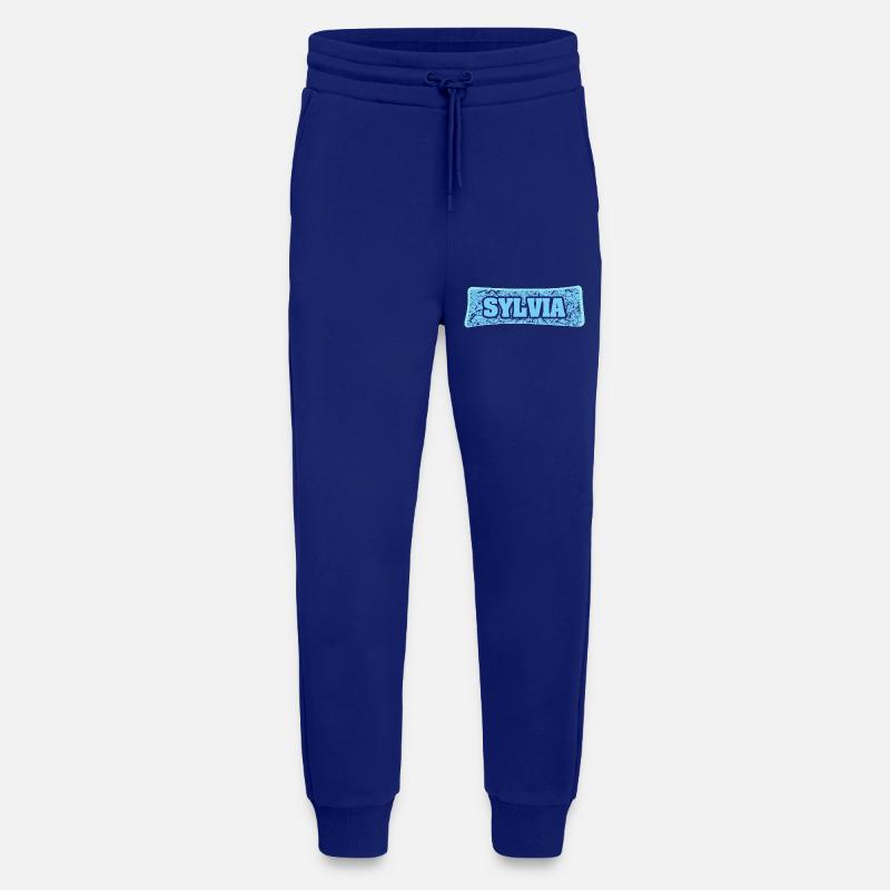 Gift for Sylvia - Jogging Pants - made by SPREAD  - Iconic Blue