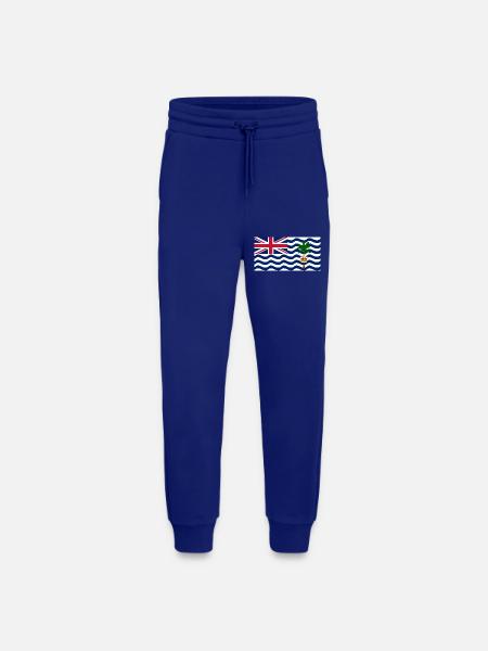 British Indian Ocean Territory - Jogging Pants - made by SPREAD  - Iconic Blue