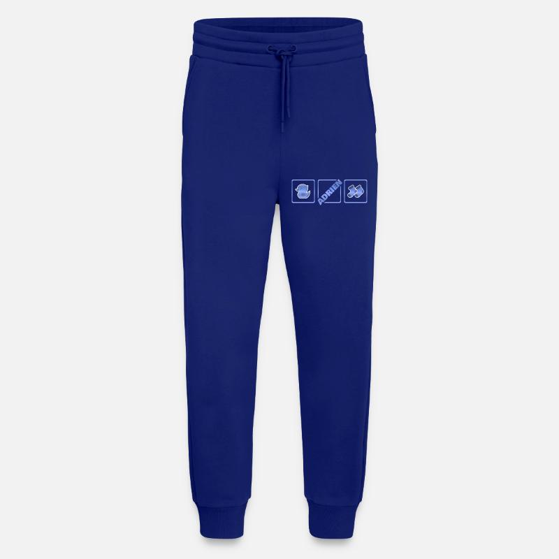 Adrien als Geburt - Jogginghose - made by SPREAD - Iconic Blue
