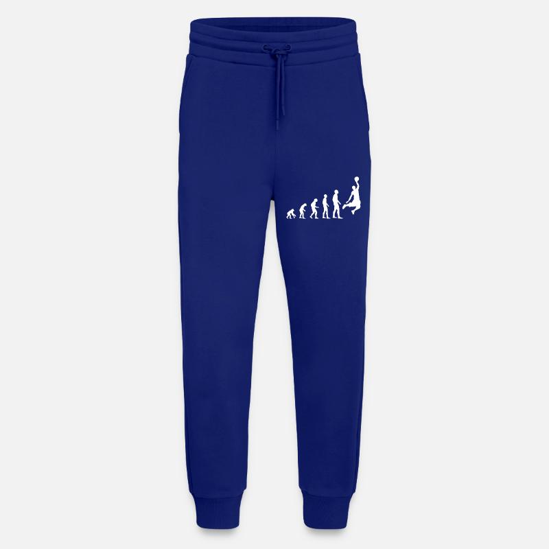 Basketball Evolution - Jogginghose - made by SPREAD - Iconic Blue