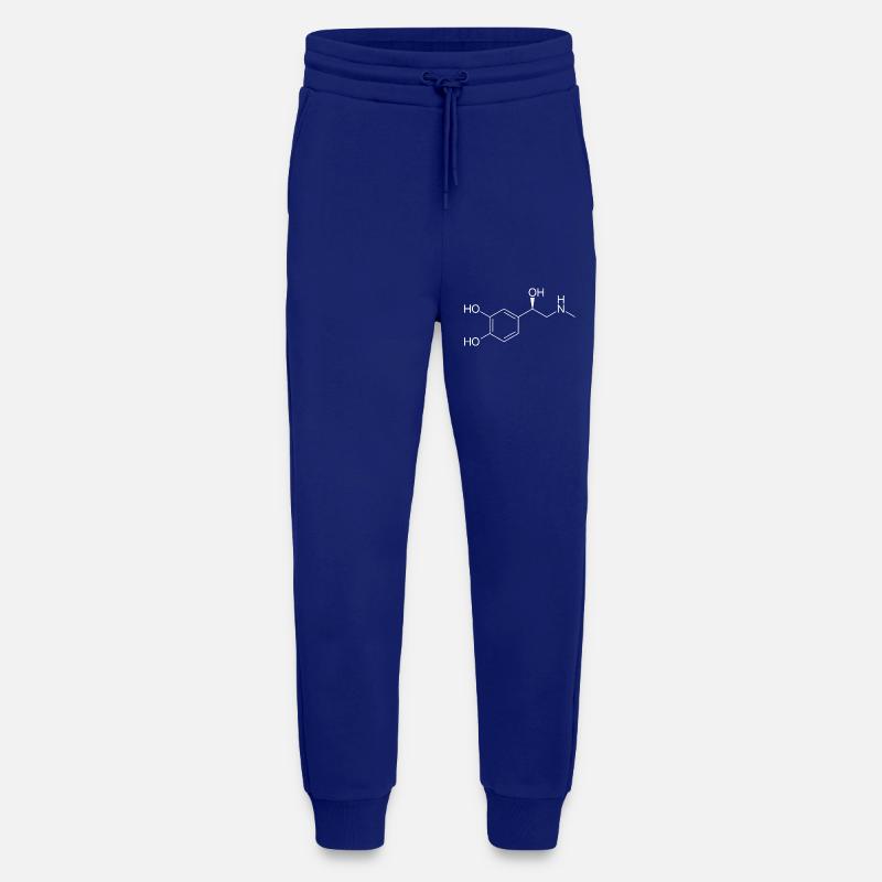 Adrenaline molecule - white - Jogging Pants - made by SPREAD  - Iconic Blue