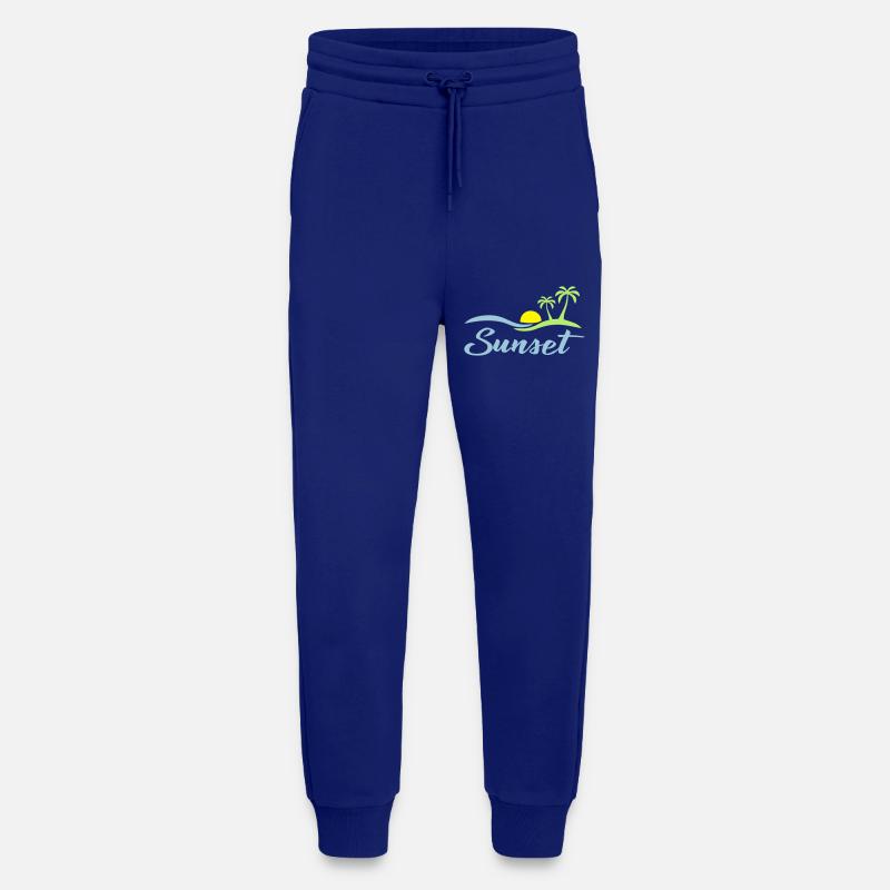 Sunset beach - Jogginghose - made by SPREAD - Iconic Blue