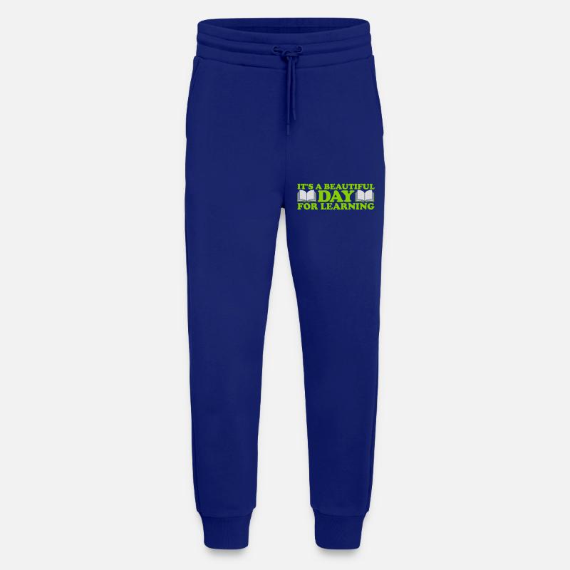 beautiful day for learning - Jogging Pants - made by SPREAD  - Iconic Blue