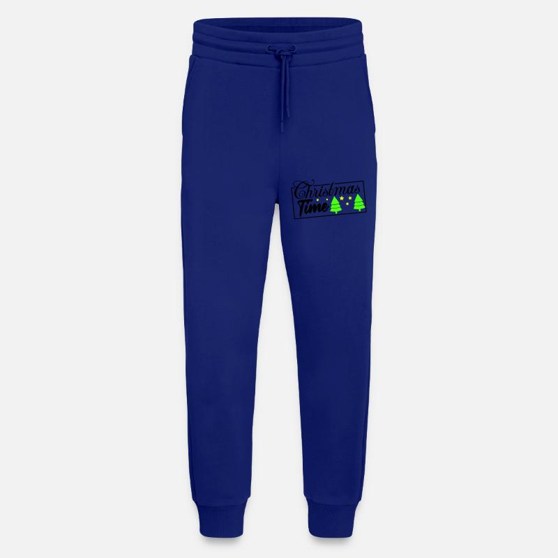 Période de Noël - Pantalon de jogging bio décontracté fabriqué en UE - Iconic Blue