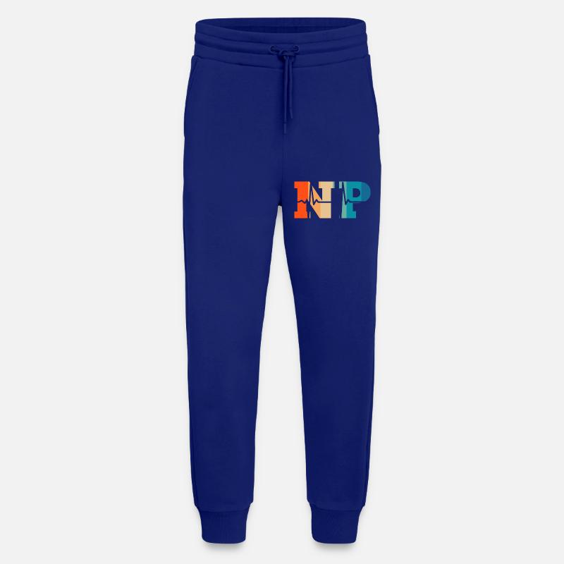 Heartbeat retro nurse practitioner - Jogging Pants - made by SPREAD  - Iconic Blue