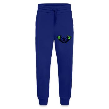 Trauben Weintrauben - Jogginghose - made by SPREAD - Iconic Blue - Vorne