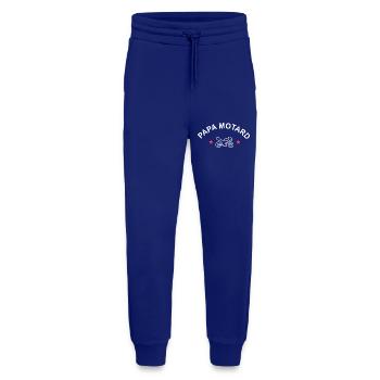 Cadeau papa papa motard moto - Pantalon de jogging bio décontracté fabriqué en UE - Iconic Blue - Devant