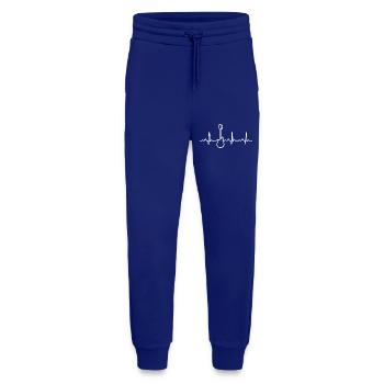 Heartbeat Guitar - Electric Guitar Acoustic Bass - Jogging Pants - made by SPREAD  - Iconic Blue - Front
