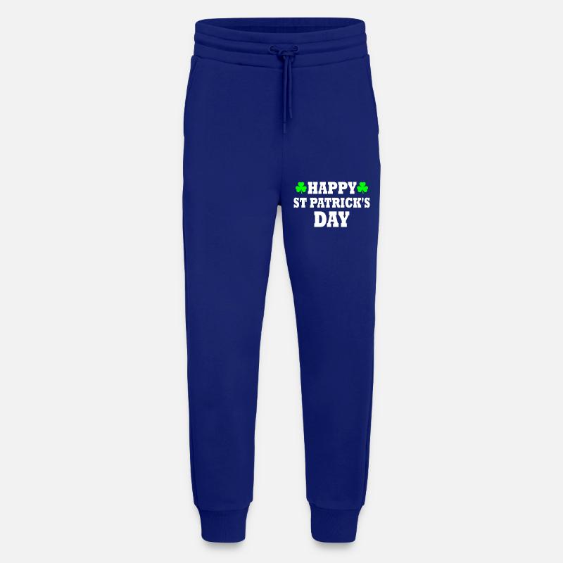 happy st patrick's day - Jogging Pants - made by SPREAD  - Iconic Blue
