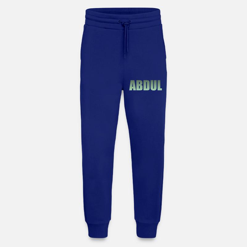 First name: Abdul - green gradient - Jogging Pants - made by SPREAD  - Iconic Blue