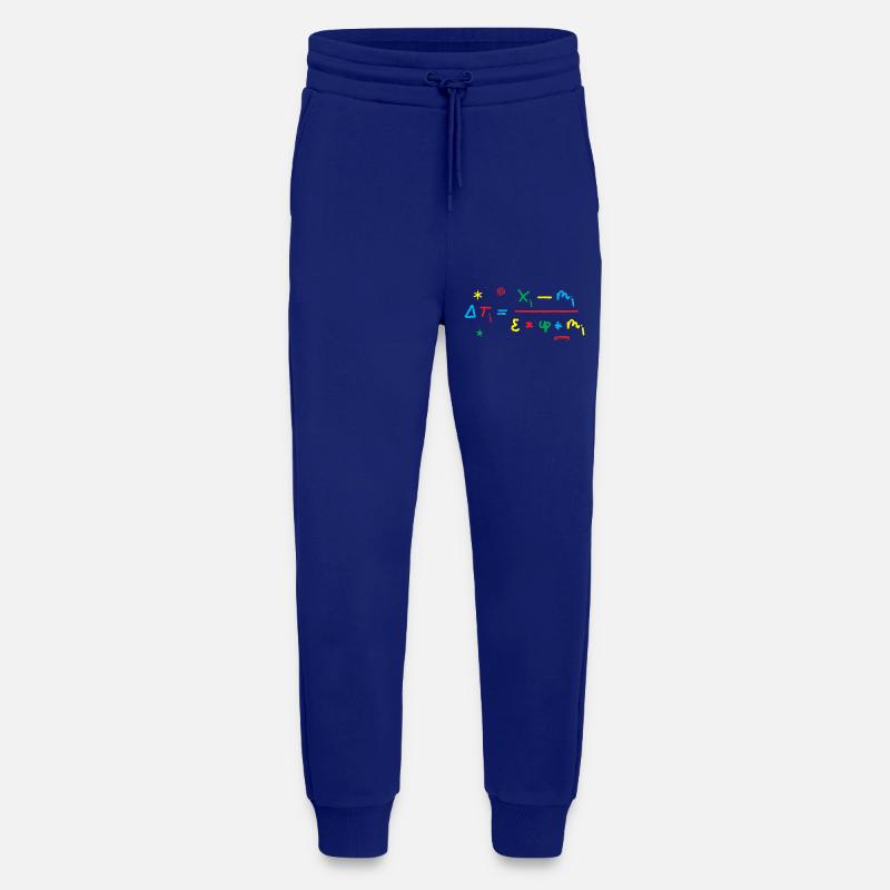 Executive Scrawler: Tariff Formula - Jogging Pants - made by SPREAD  - Iconic Blue