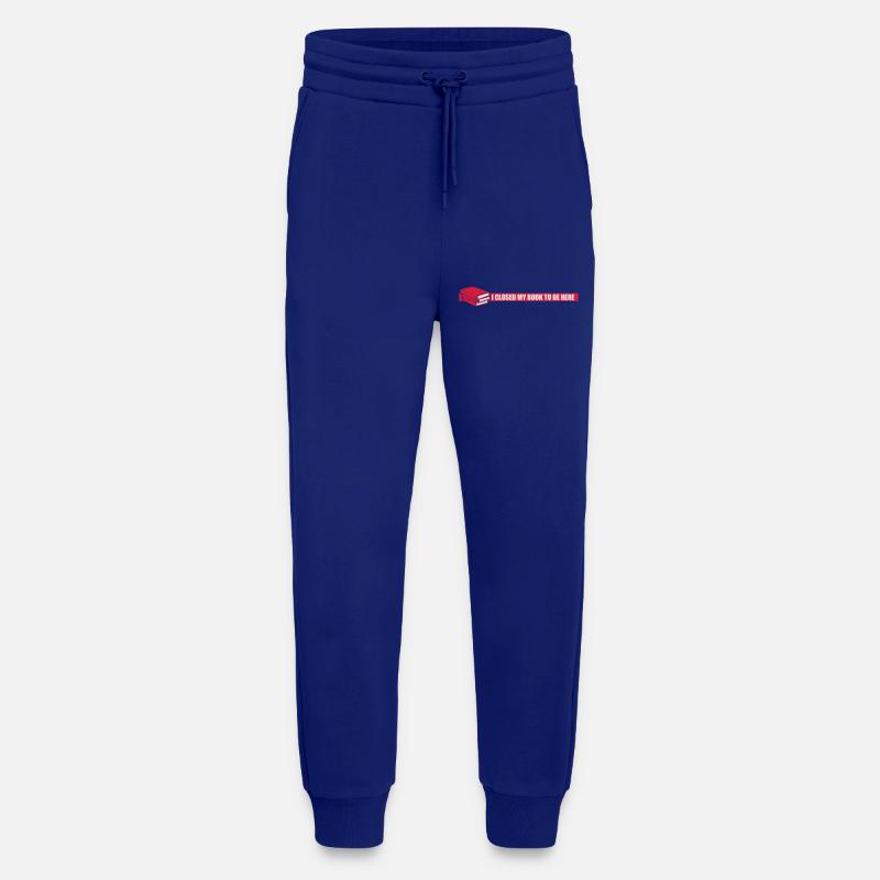 I closed my book - Jogging Pants - made by SPREAD  - Iconic Blue