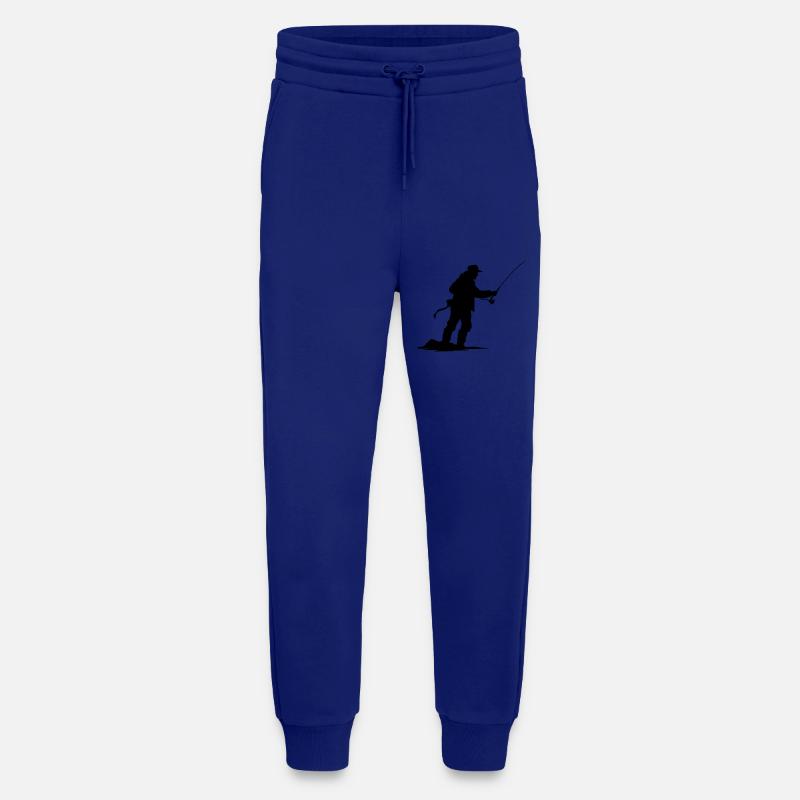 Fishing Man Silhouette - Jogging Pants - made by SPREAD  - Iconic Blue