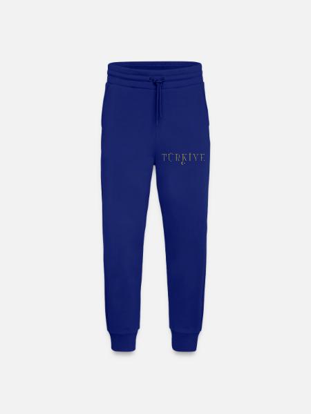 I Love Turkey, t-shirt con design in stile eleganza - Pantaloni sportivi ecologici casual Made in UE - Iconic Blue