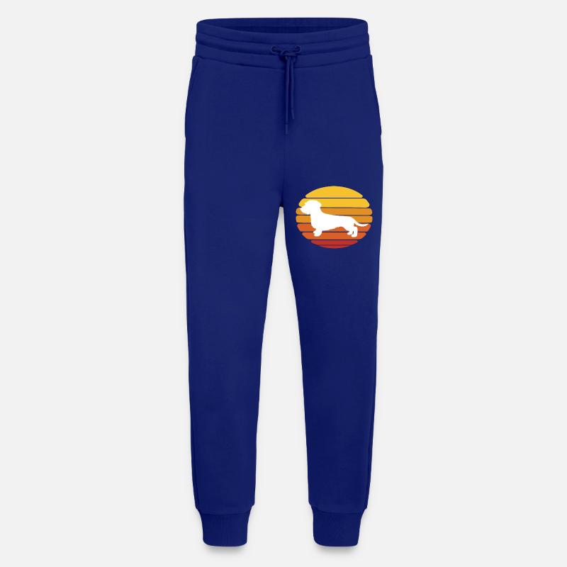 Hund Dackel Sunset Design - Jogginghose - made by SPREAD - Iconic Blue