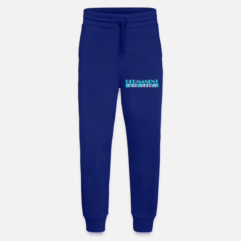 Vacances permanentes à Miami - Pantalon de jogging bio décontracté fabriqué en UE - Iconic Blue