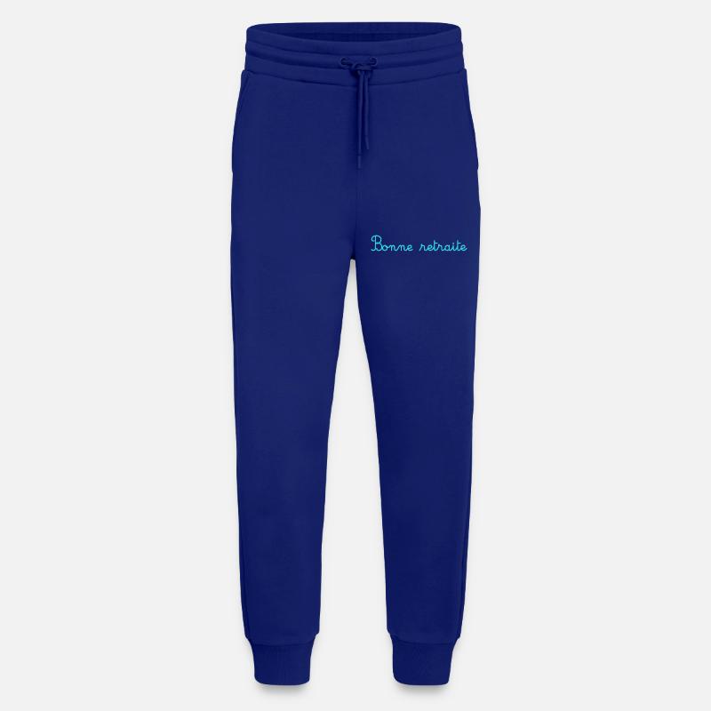 RETRAITE. RETRAITE. RETRAITEE. RETRAITE - Pantalon de jogging bio décontracté fabriqué en UE - Iconic Blue