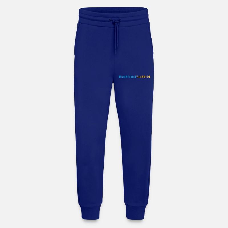 better with a dog - Jogginghose - made by SPREAD - Iconic Blue