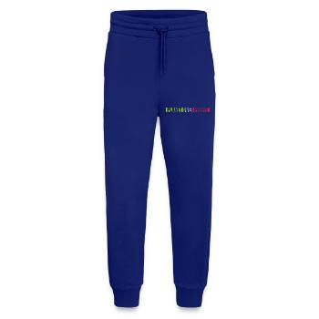 planet over profit quote - Jogging Pants - made by SPREAD  - Iconic Blue - Front