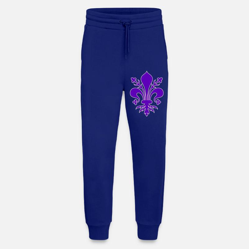 Lys violet Florence - Pantalon de jogging bio décontracté fabriqué en UE - Iconic Blue