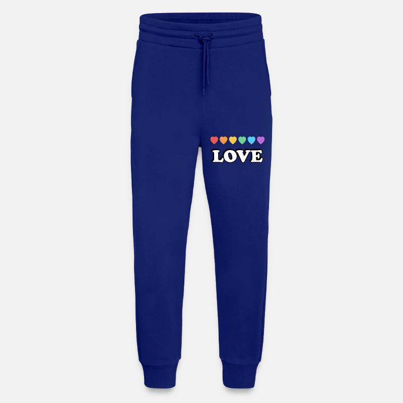 Love Rainbow Hearts - Jogging Pants - made by SPREAD  - Iconic Blue