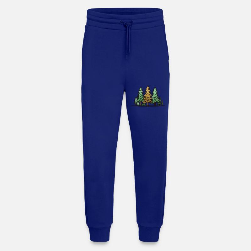 Forest Landscape Trees Nature - Jogging Pants - made by SPREAD  - Iconic Blue