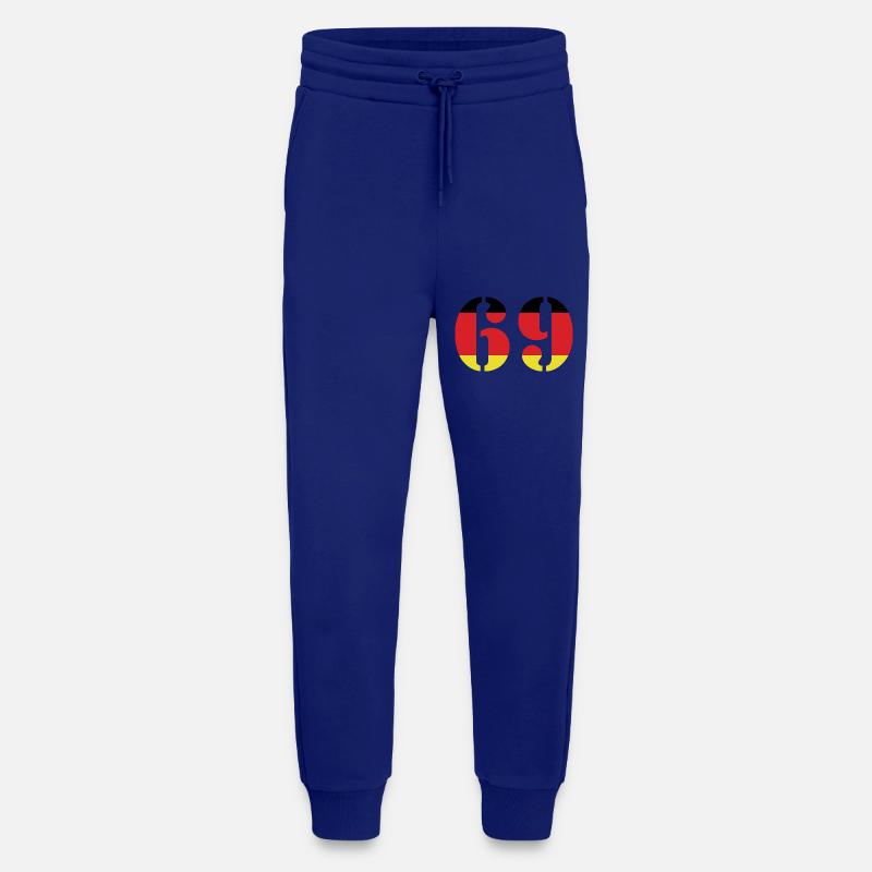 69 Number Jersey Germany - Jogging Pants - made by SPREAD  - Iconic Blue