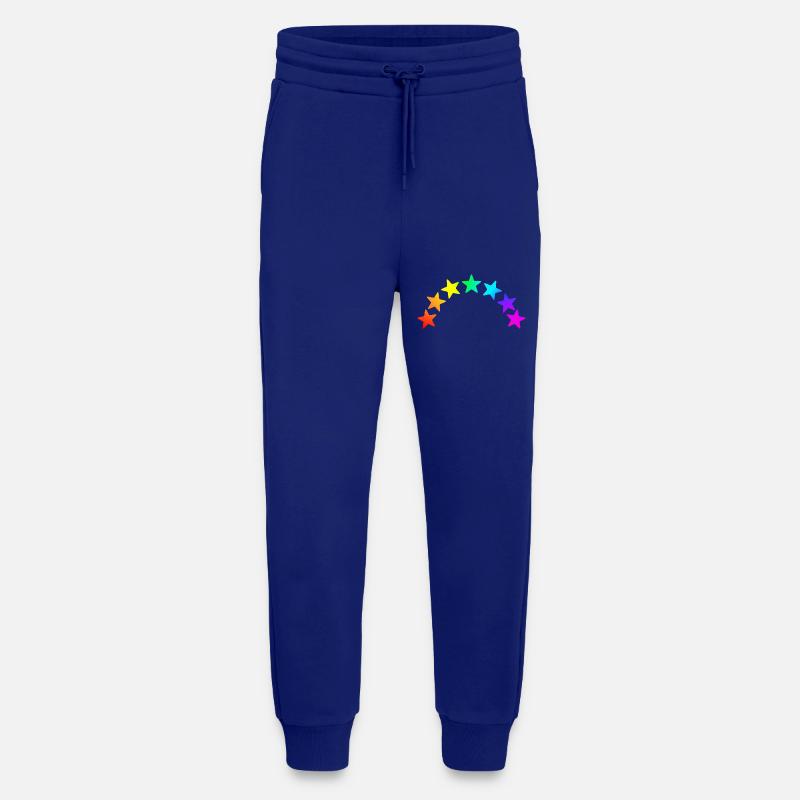 bunte Sterne - Regenbogen Farbverlauf - Jogginghose - made by SPREAD - Iconic Blue