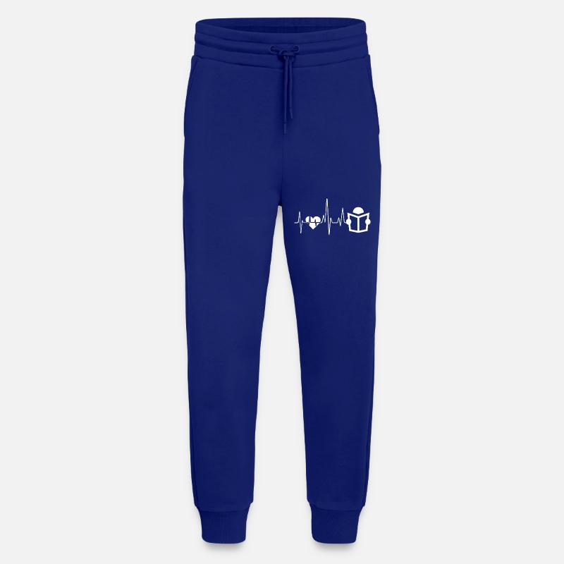 Love Reading Book Heartbeat - Jogging Pants - made by SPREAD  - Iconic Blue
