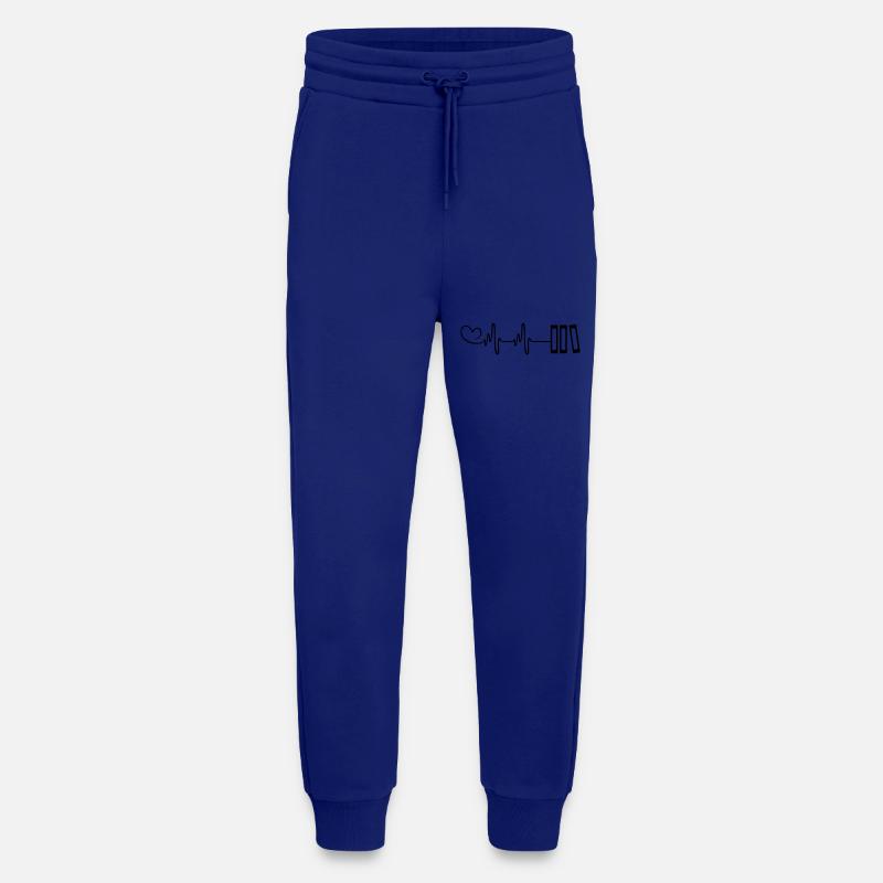 Books Pulse Heart - Jogging Pants - made by SPREAD  - Iconic Blue