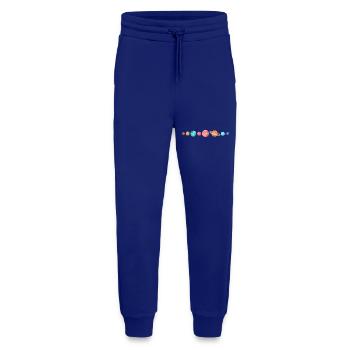 planètes Notre système solaire avec les 8 planètes - Pantalon de jogging bio décontracté fabriqué en UE - Iconic Blue - Devant