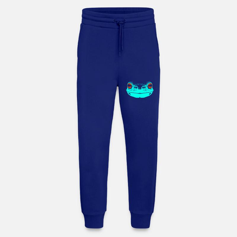 Frosch / Gesicht / farbig - Jogginghose - made by SPREAD - Iconic Blue