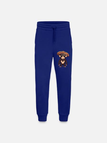 Monkey Comic Funny Sombrero - Jogging Pants - made by SPREAD  - Iconic Blue