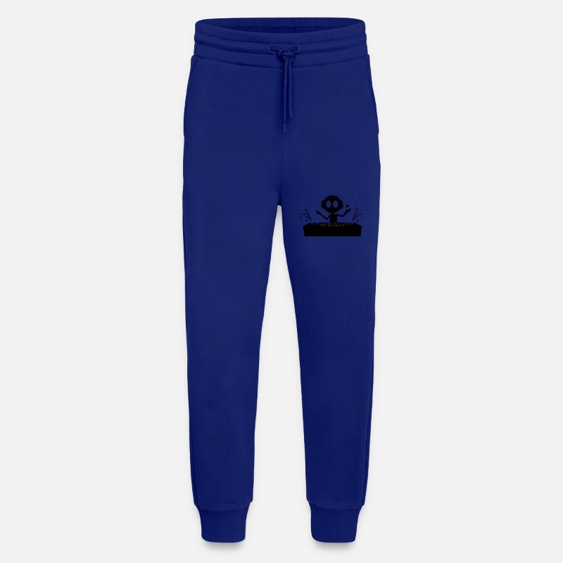 DJ Party Turntables - Jogging Pants - made by SPREAD  - Iconic Blue
