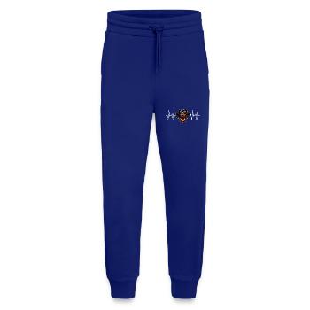 Dachshund portrait with heart line for dachshund friends - Jogging Pants - made by SPREAD  - Iconic Blue - Front